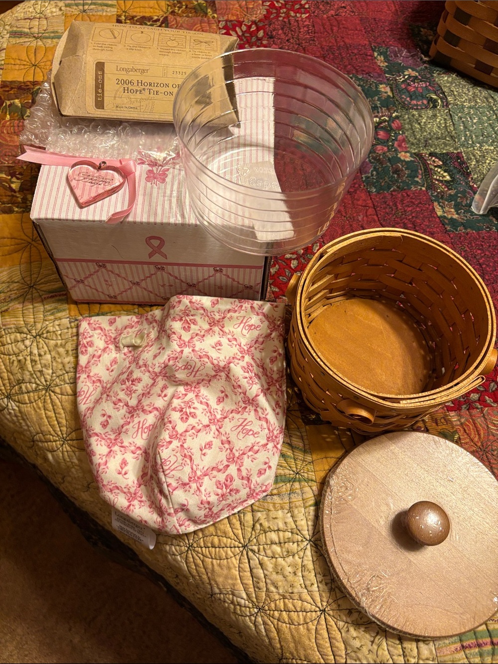 2006 Longaberger Horizon of Hope Basket Set